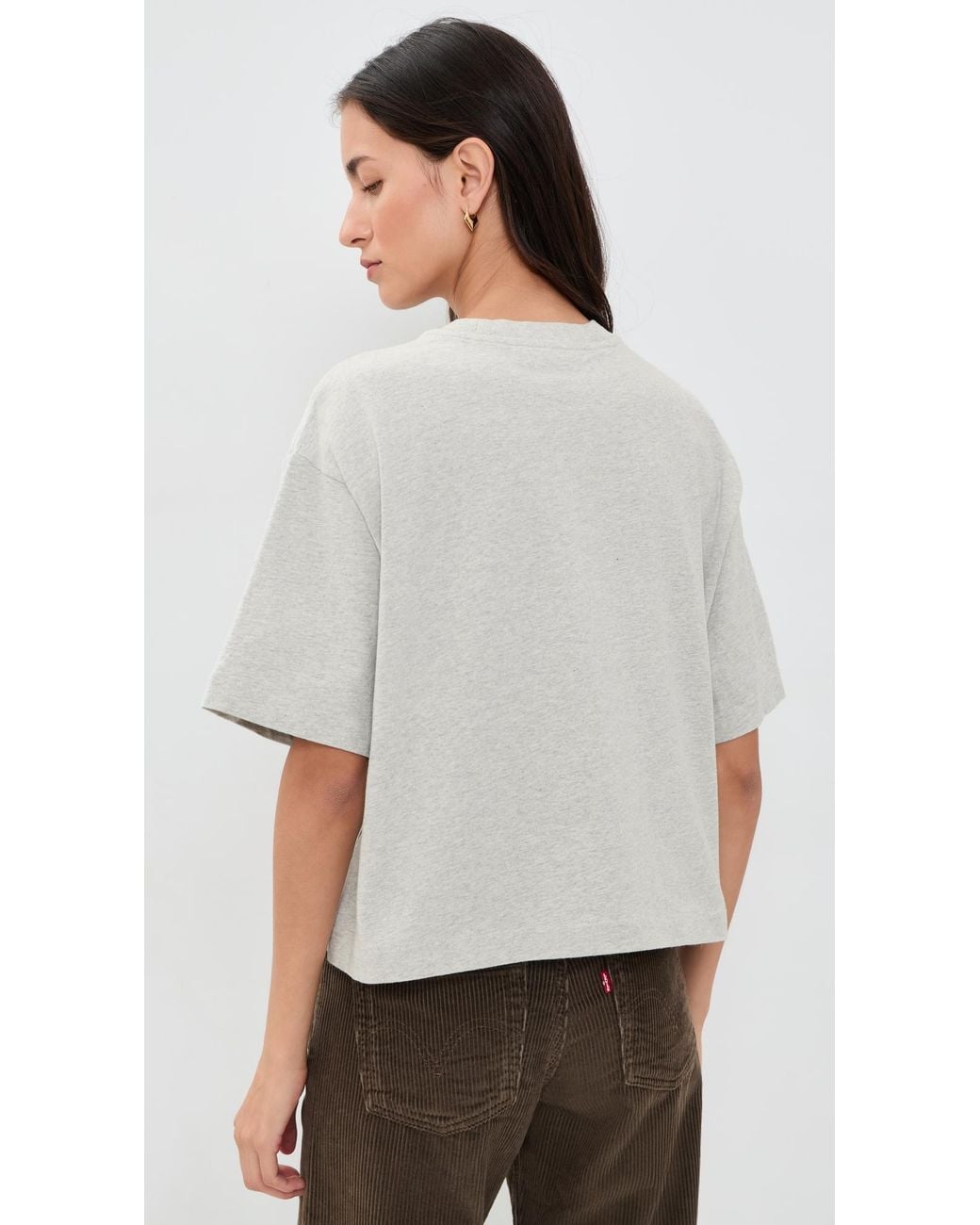 Madewell White Boxy Tee