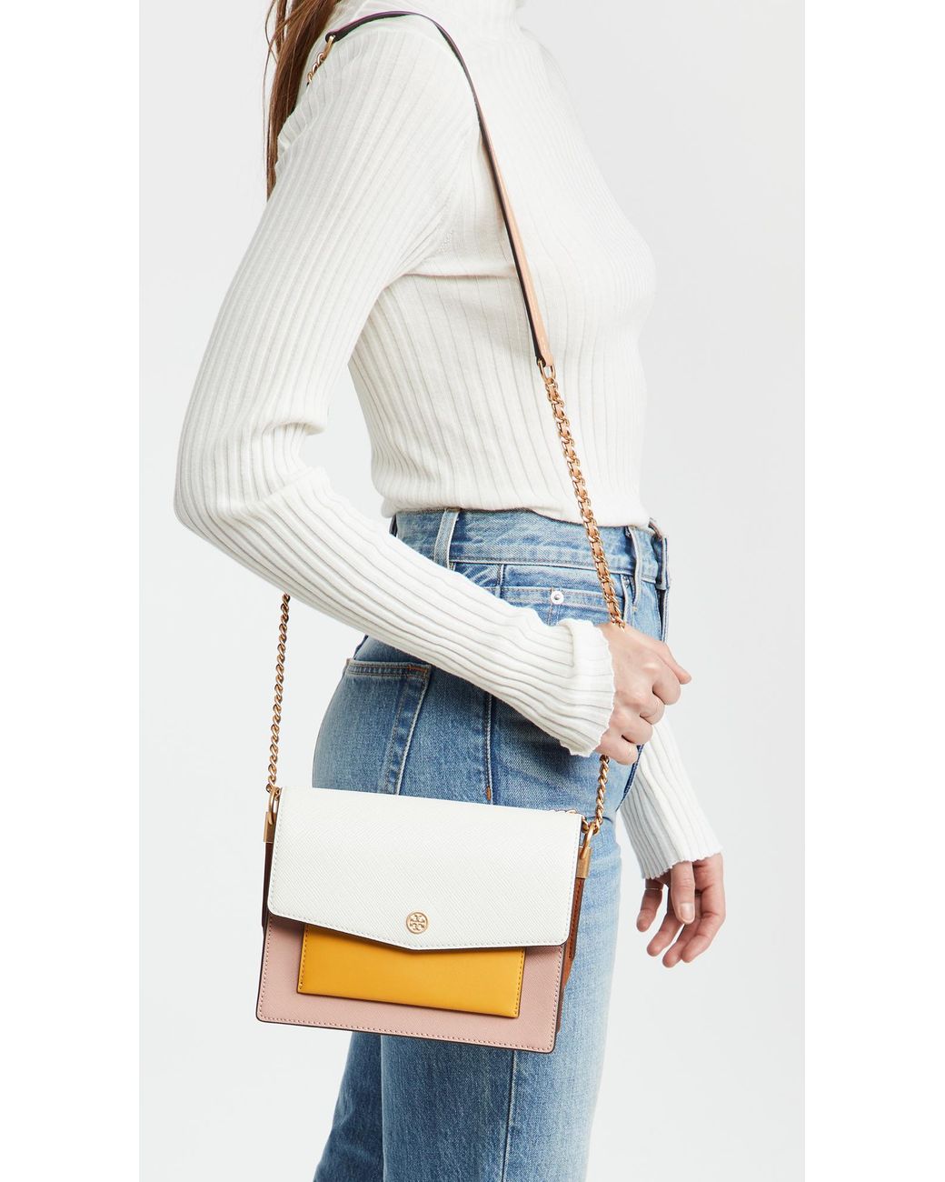 Tory burch robinson color cheap block