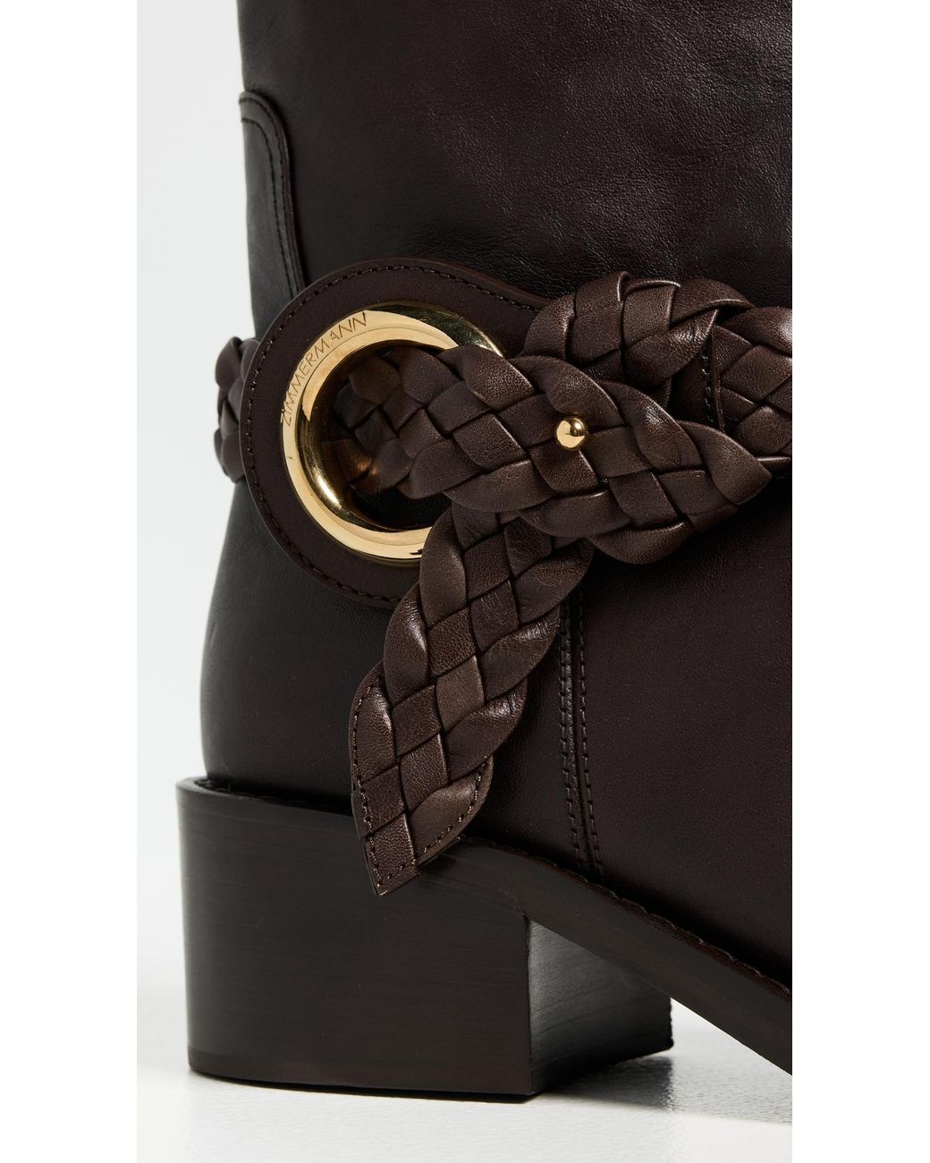 Zimmermann Brown Helix High Boots