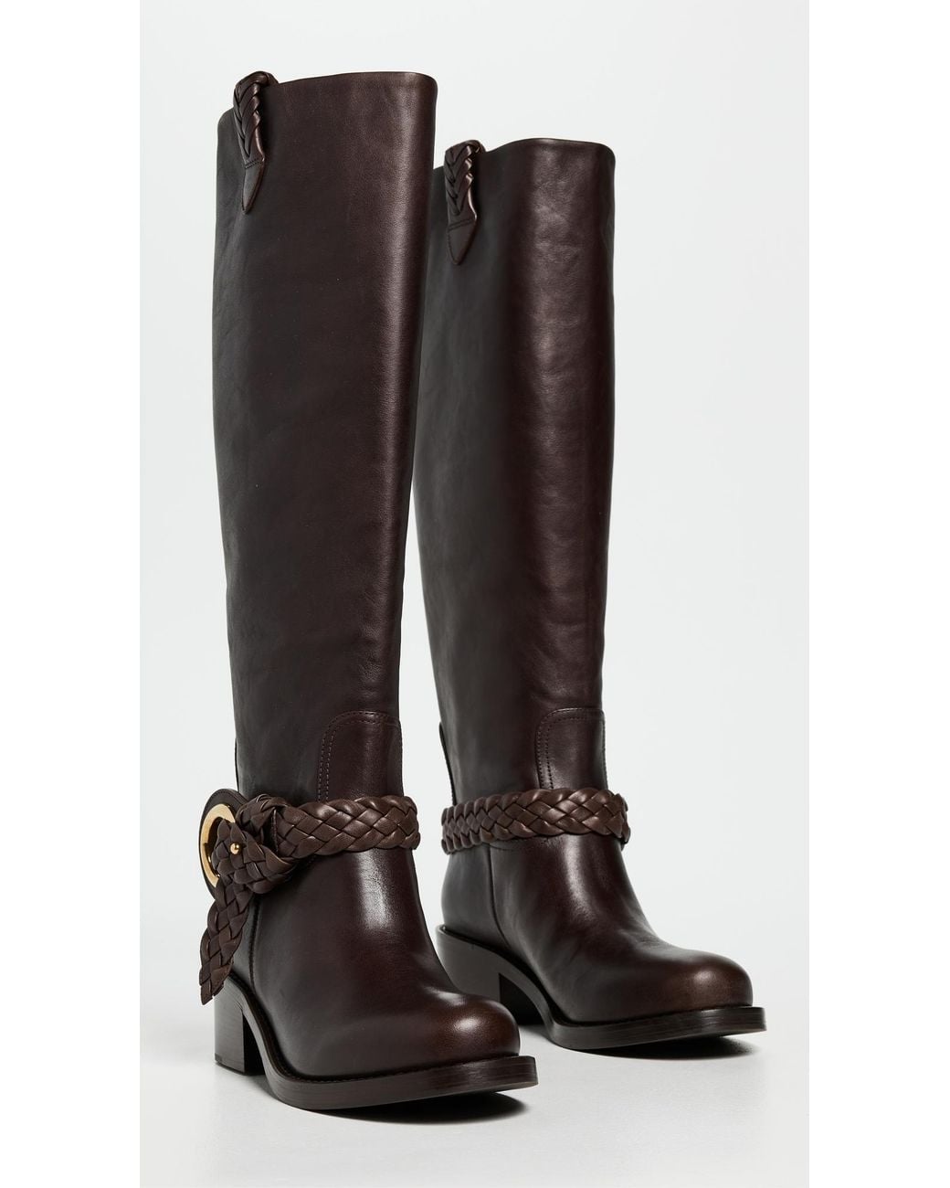 Zimmermann Brown Helix High Boots