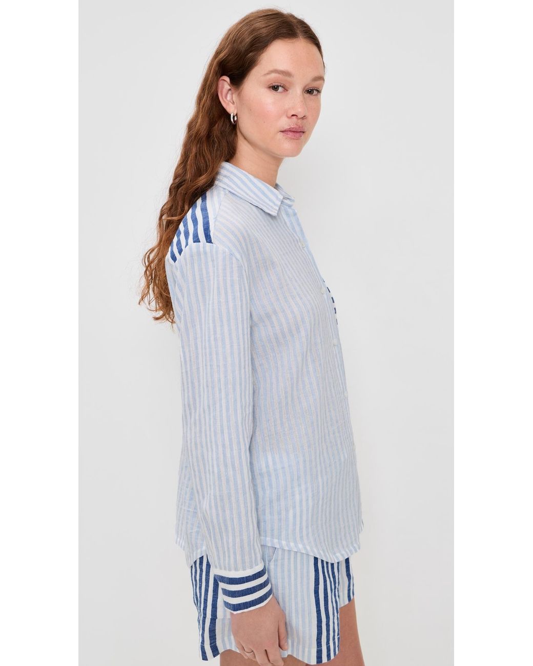 Lemlem Blue Aisha Shirt