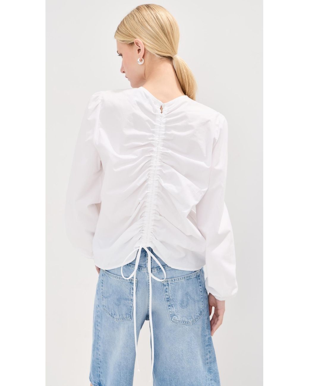 Le Bos White Fallon Top