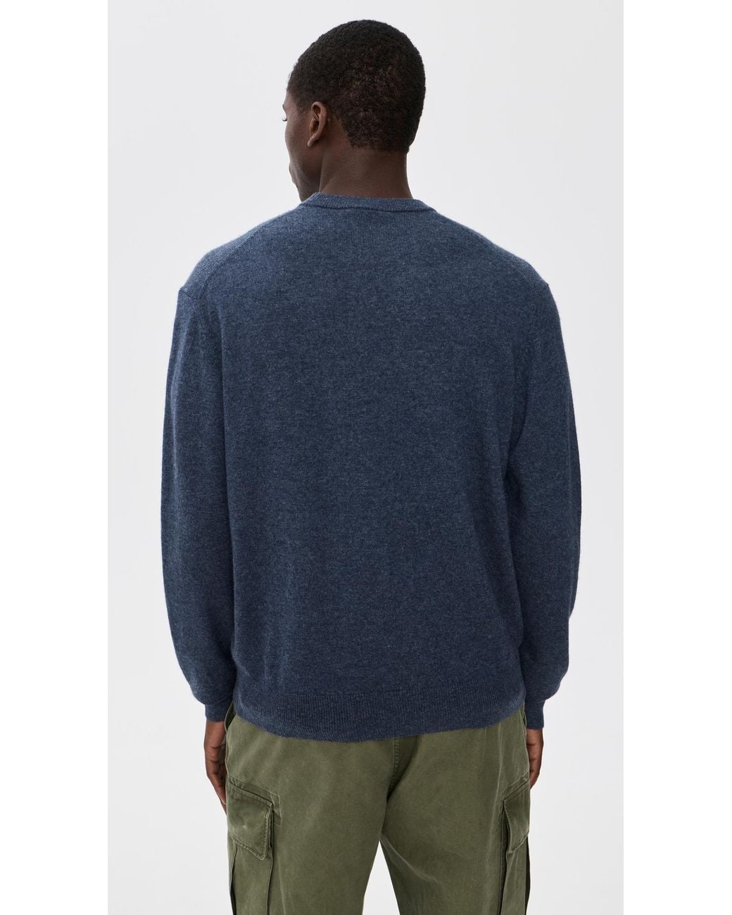 Malbon Blue Script Sweater for men