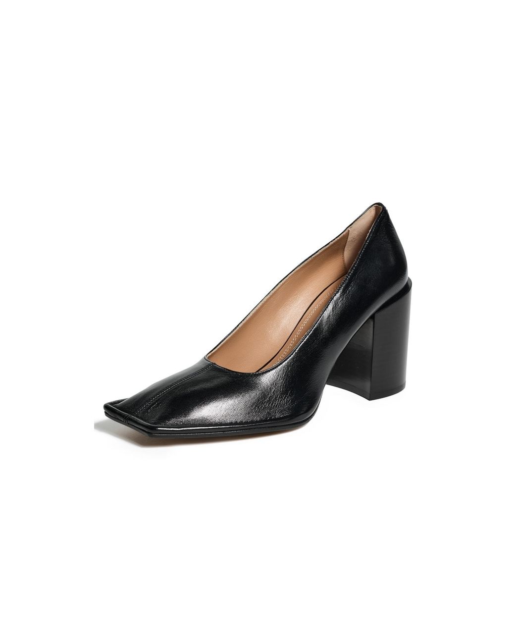 Maison Margiela Black Piped Pumps