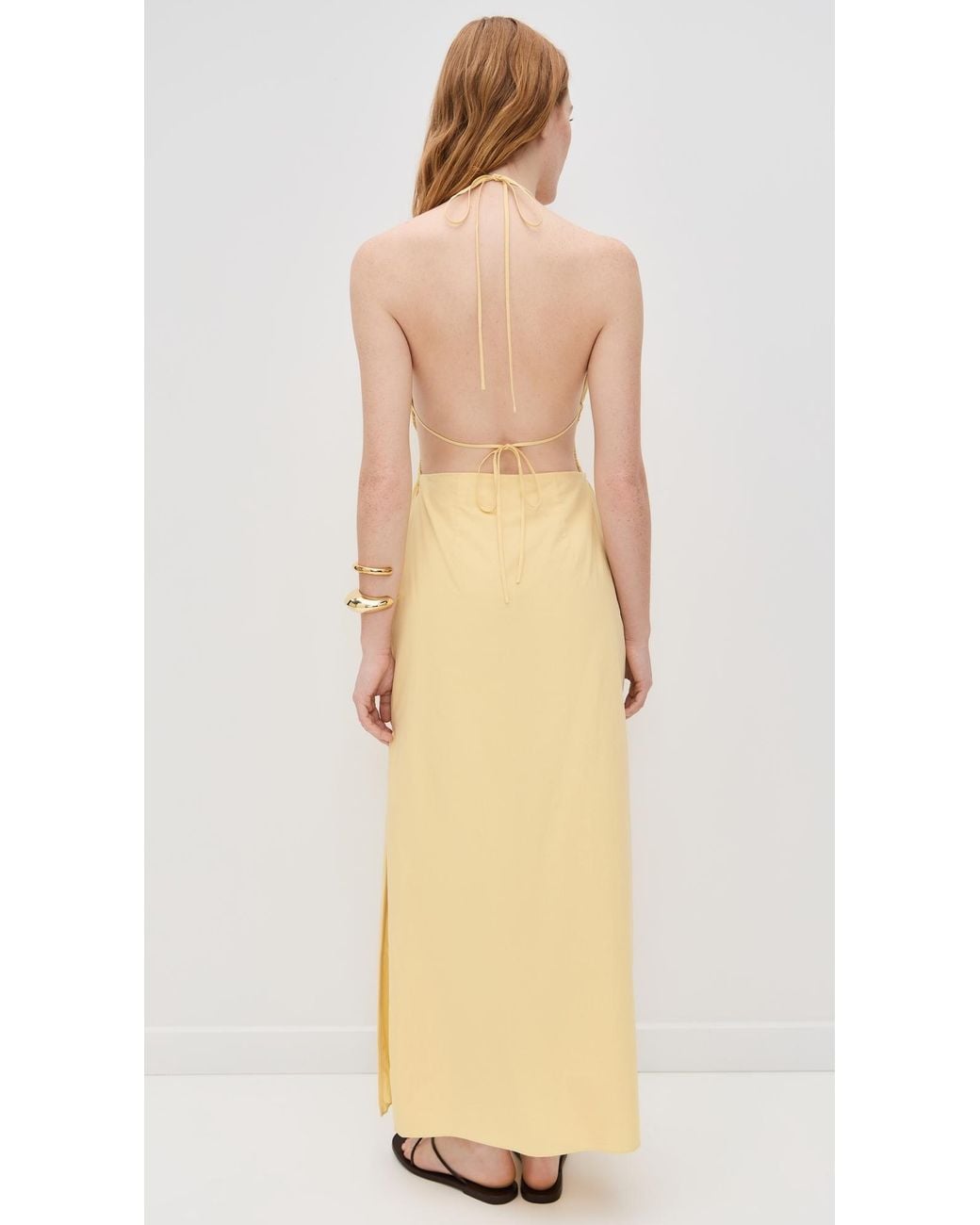 SIR. Magnolia Beaded Dress in Natural | Lyst