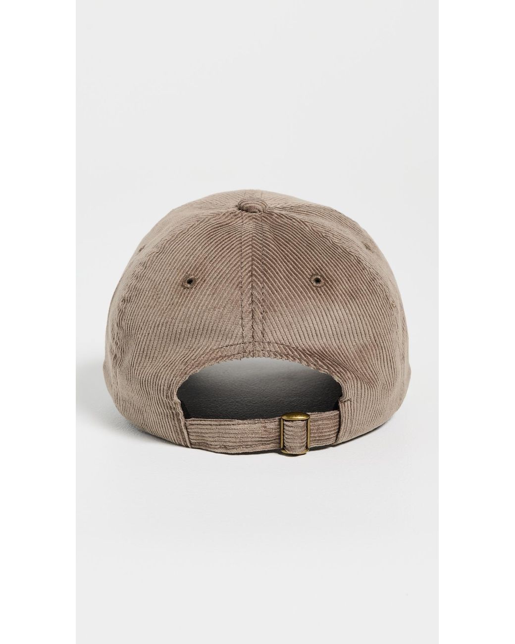 Hat Attack White Corduroy Cap
