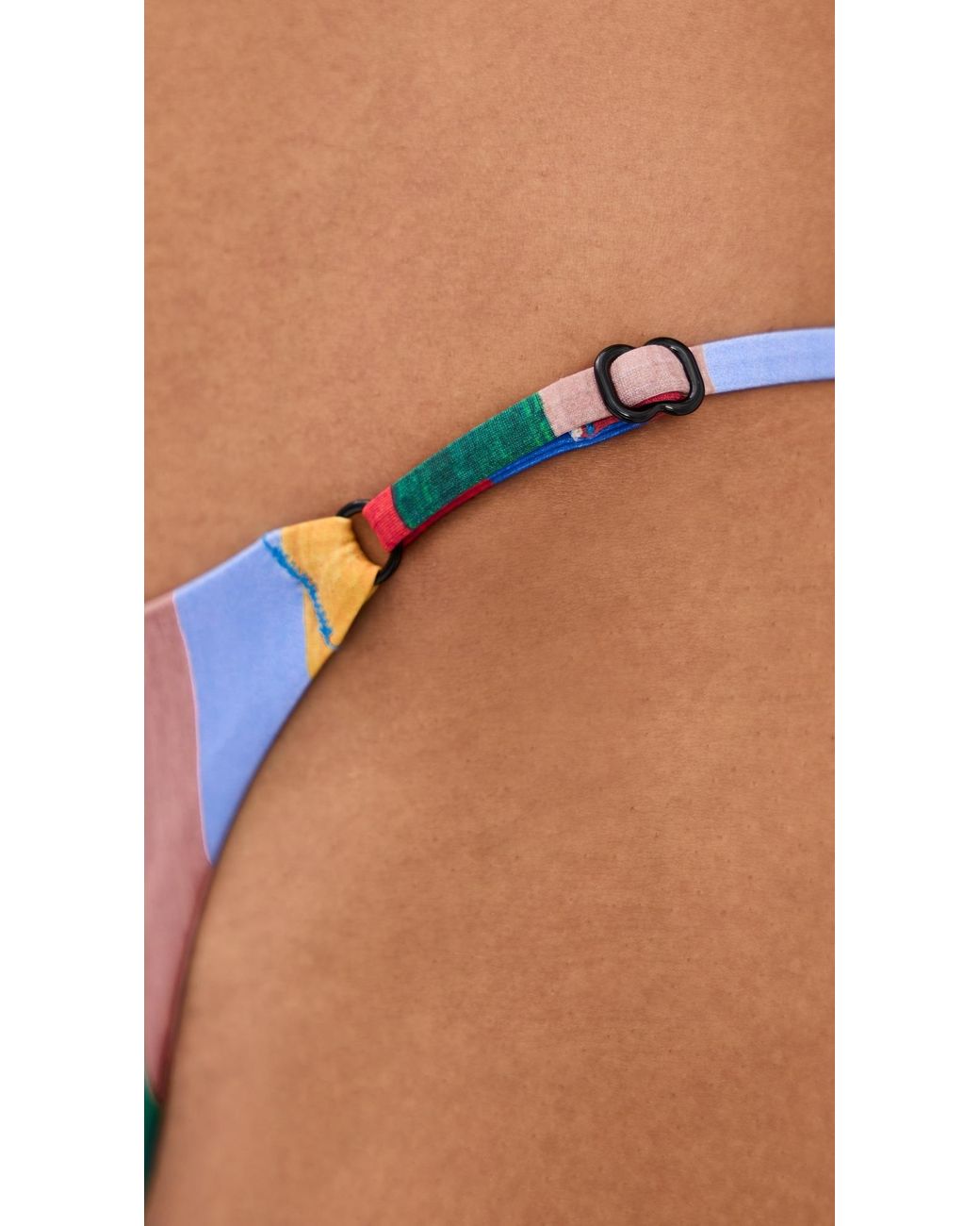 Staud Blue Sisley Bikini Bottoms