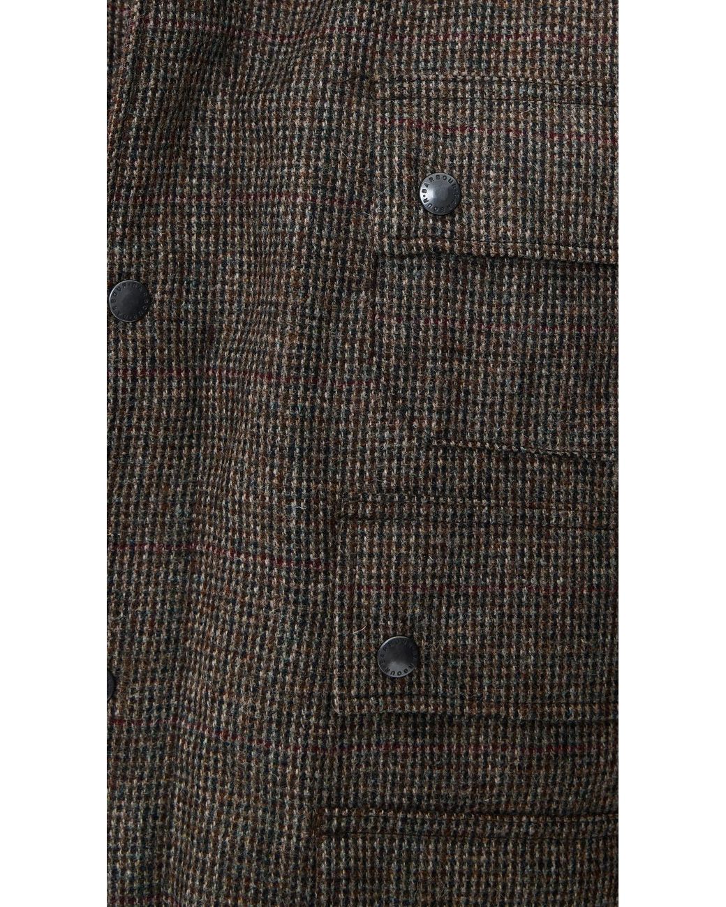 Barbour Black Editor Wool Jacket for men