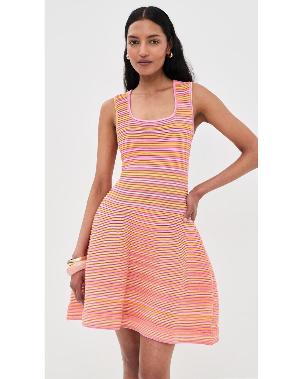 Jonathan Simkhai Pink Cally Mini Dress
