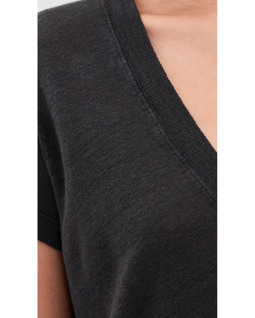 IRO Black Rodeo Linen Tee