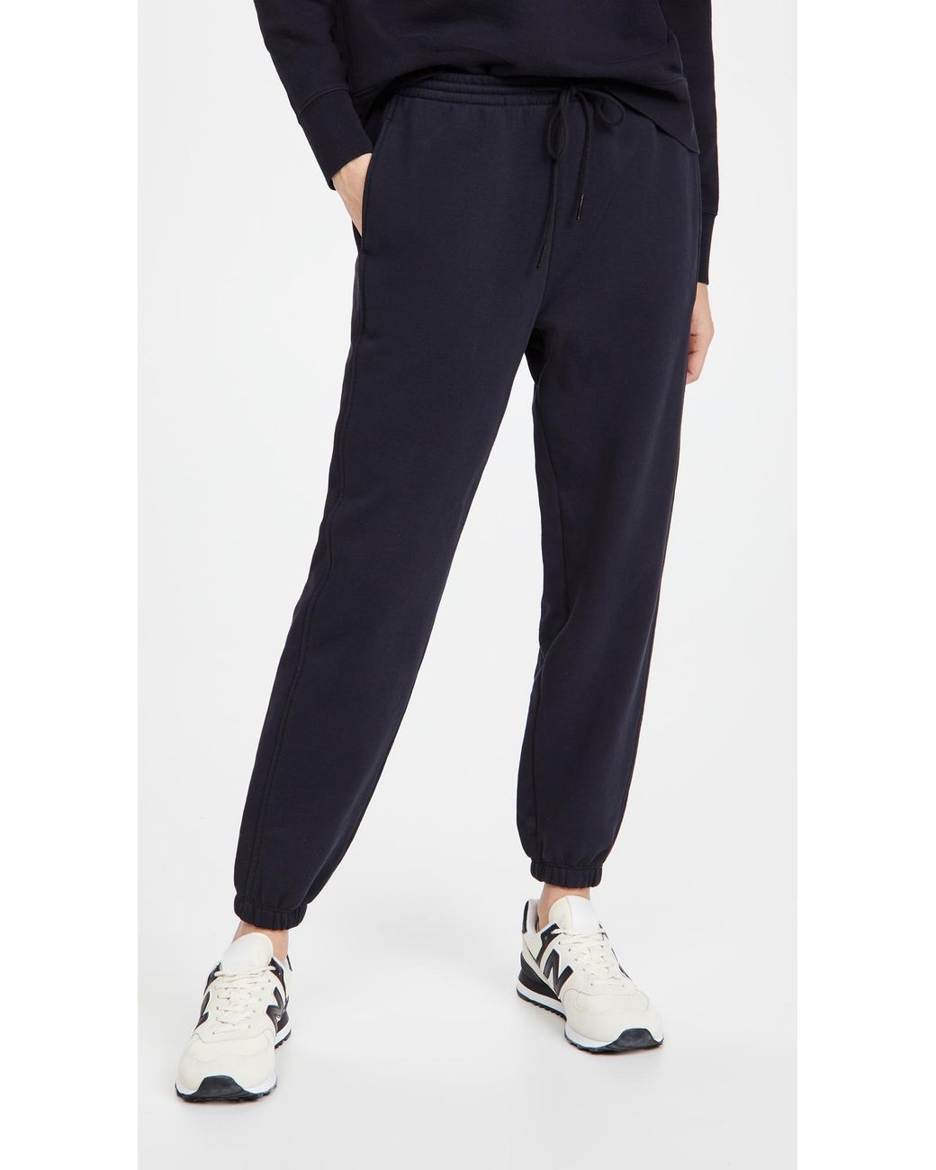 navy essentials joggers
