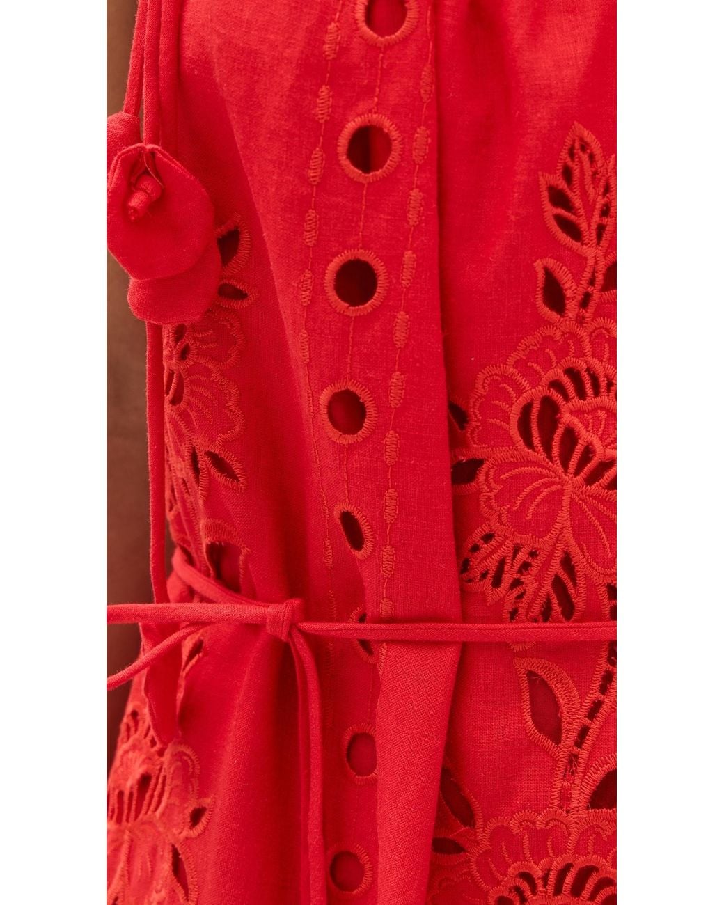 FARM Rio Flowers Richelieu Sleeveless Maxi Dress in Red | Lyst