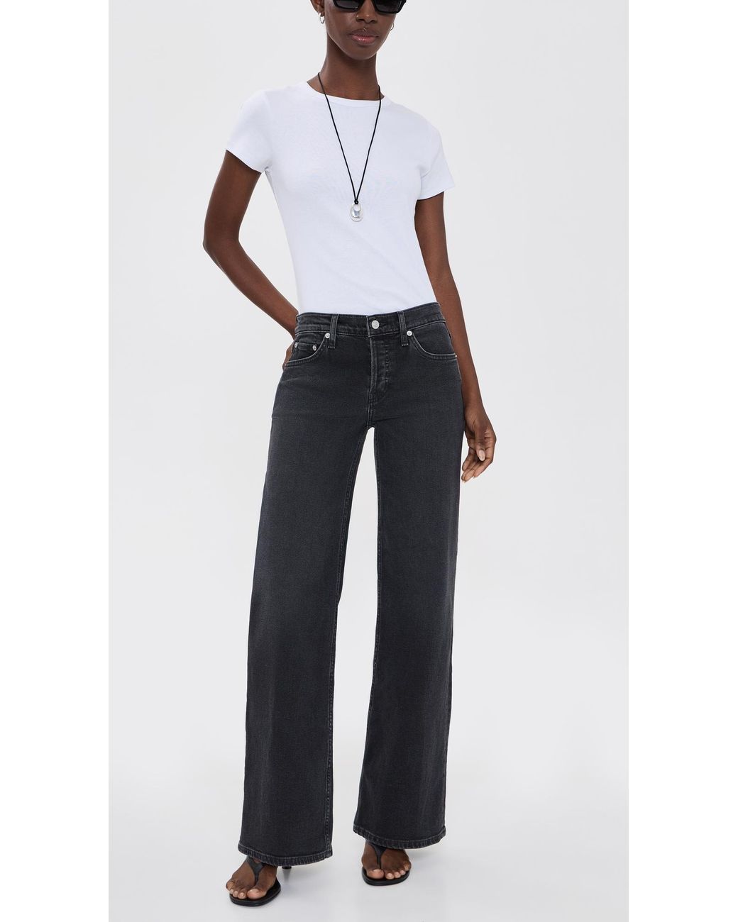 Re/done Black Laurel Jeans