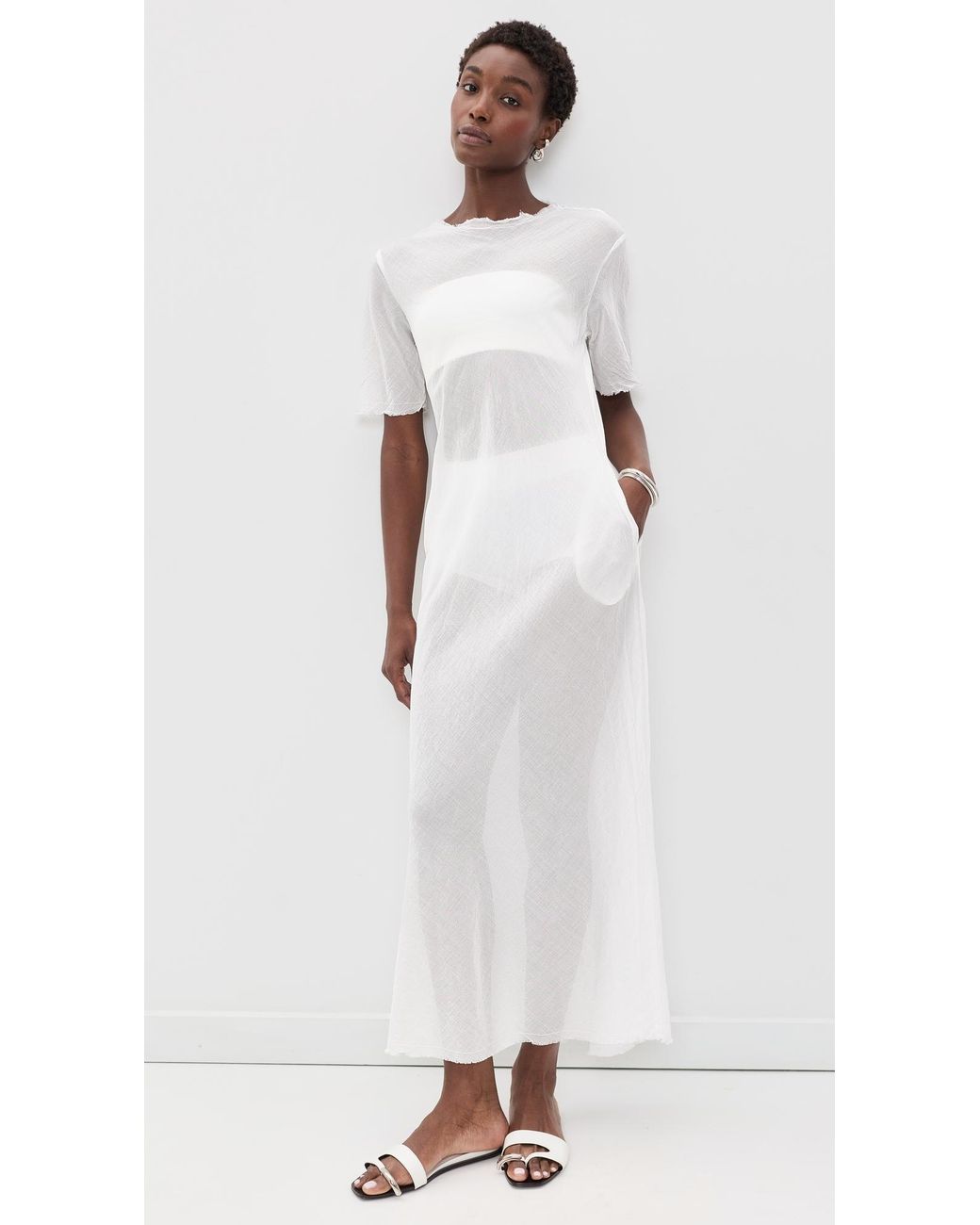 All Three White Amara Dress
