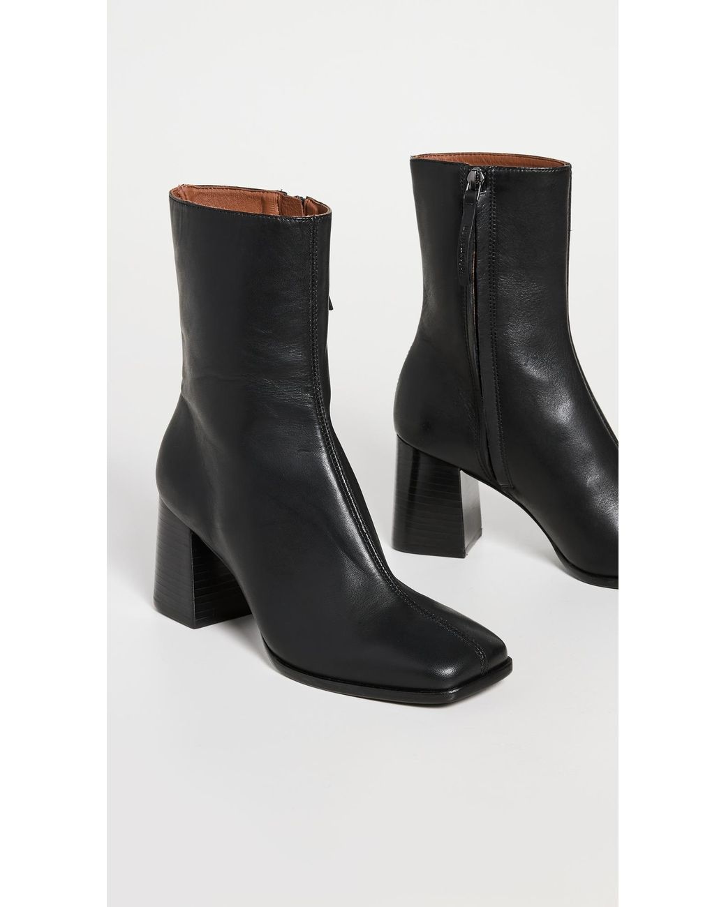 Reformation Nari Ankle Boots in Black | Lyst