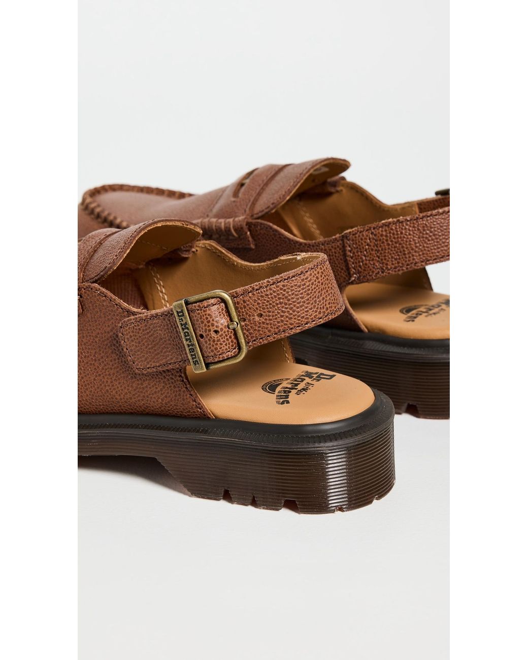 Dr. Martens Penton Slingback Loafers in Brown | Lyst