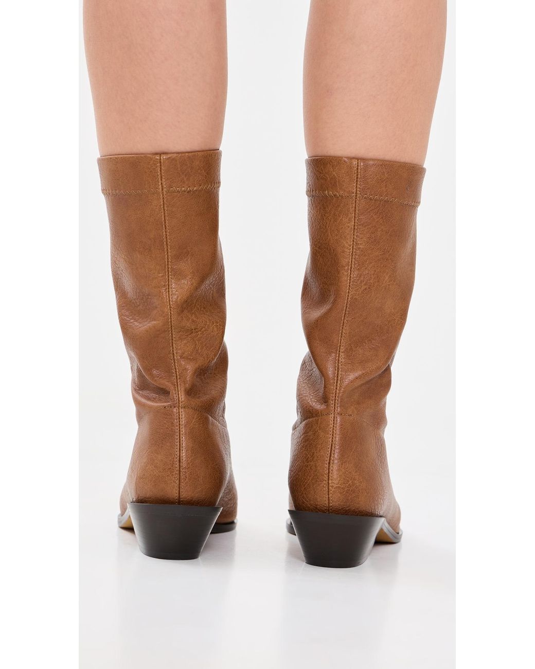 Tibi White Leo Boots