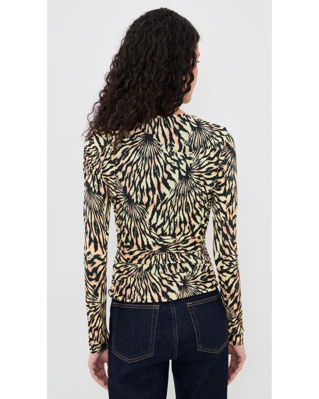 Ulla Johnson Black Paradis Ruched Top