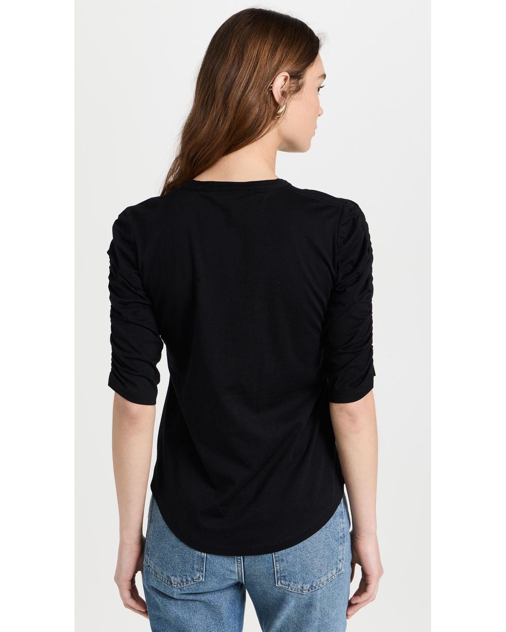 Veronica Beard White Waldorf Tee