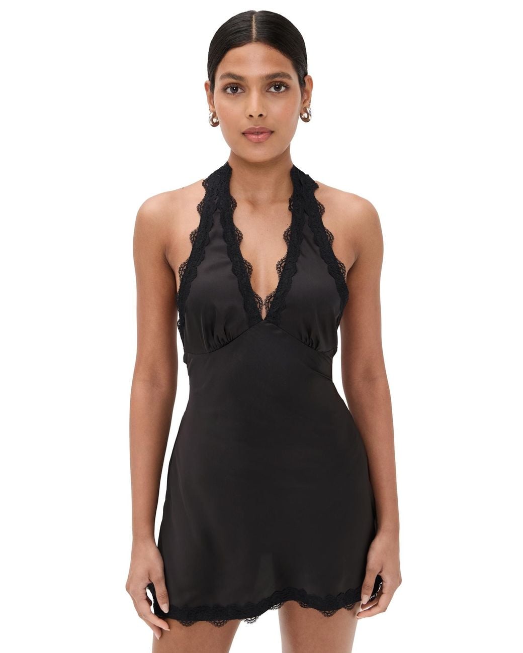 Lioness Stars Align Mini Dress in Black | Lyst