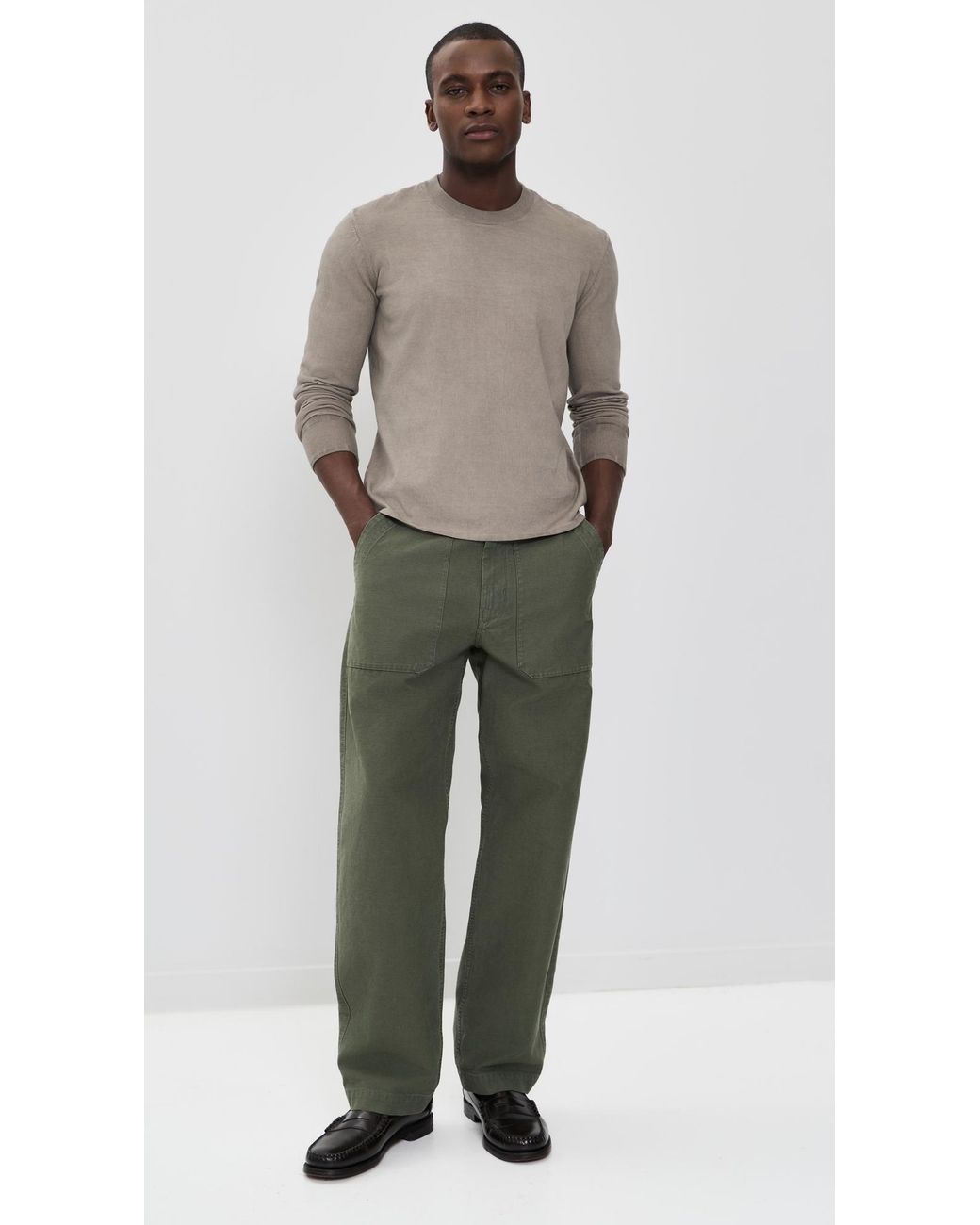 Rag & Bone Multicolor Washed Supima Crew Sweater for men