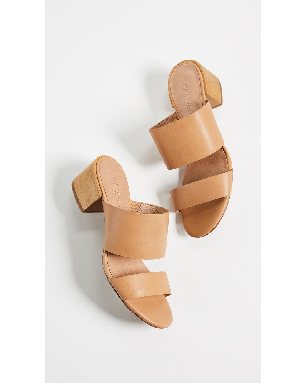 Madewell kiera block heel slide hot sale