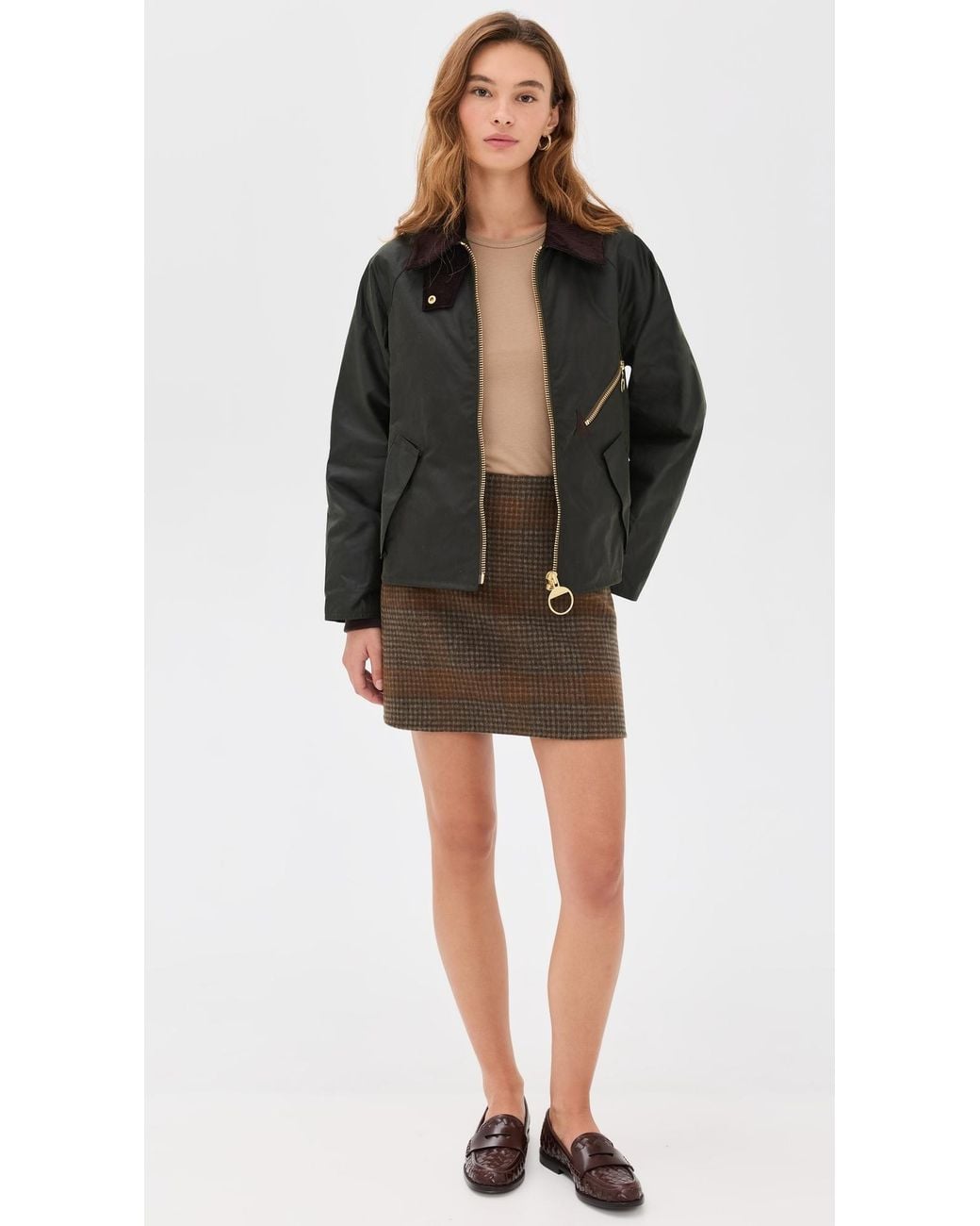Barbour Black Arlene Wax Barn Jacket