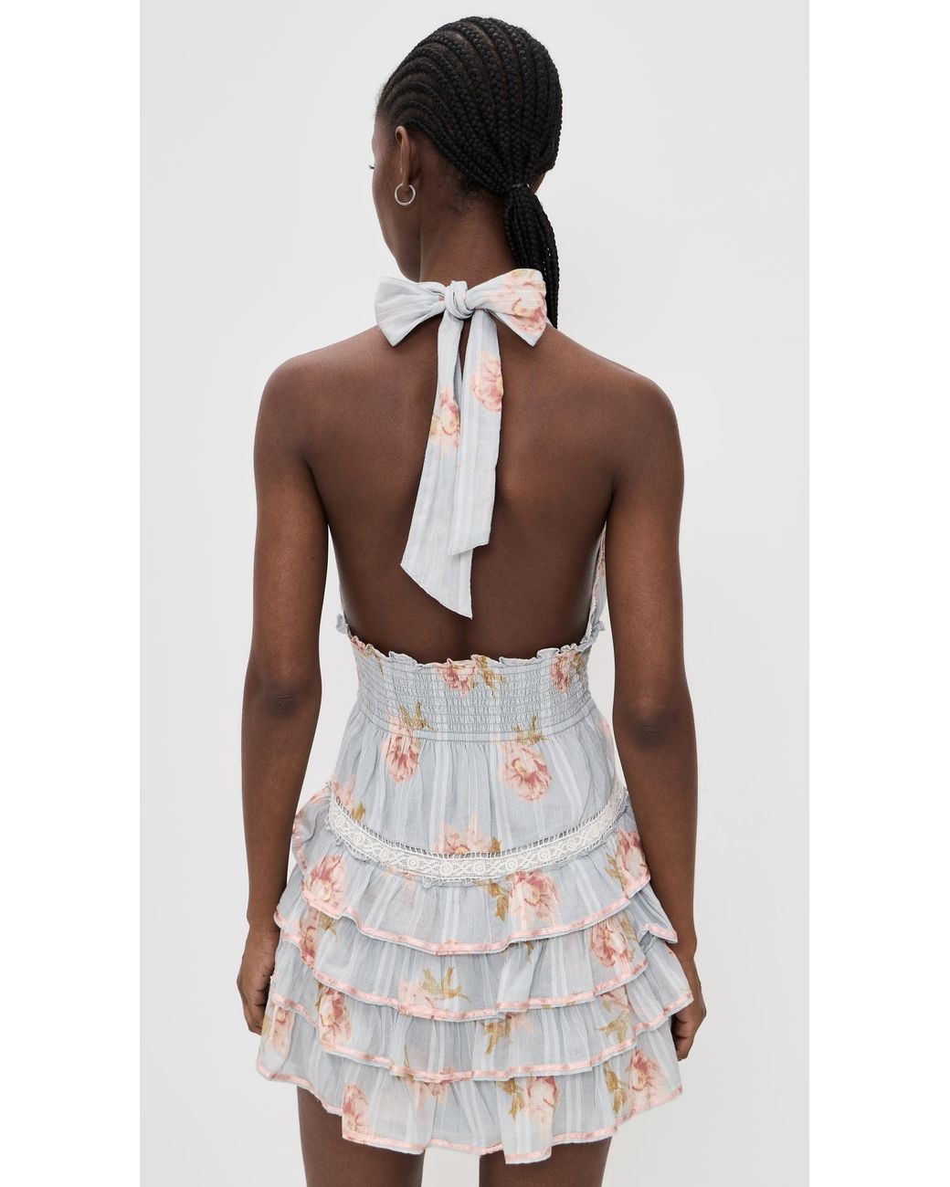LoveShackFancy Multicolor Kerch Mini Dress