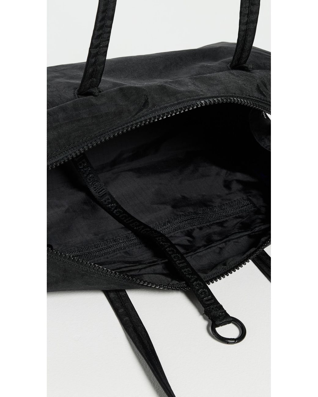 BAGGU Nylon Bowler Bag in Black | Lyst