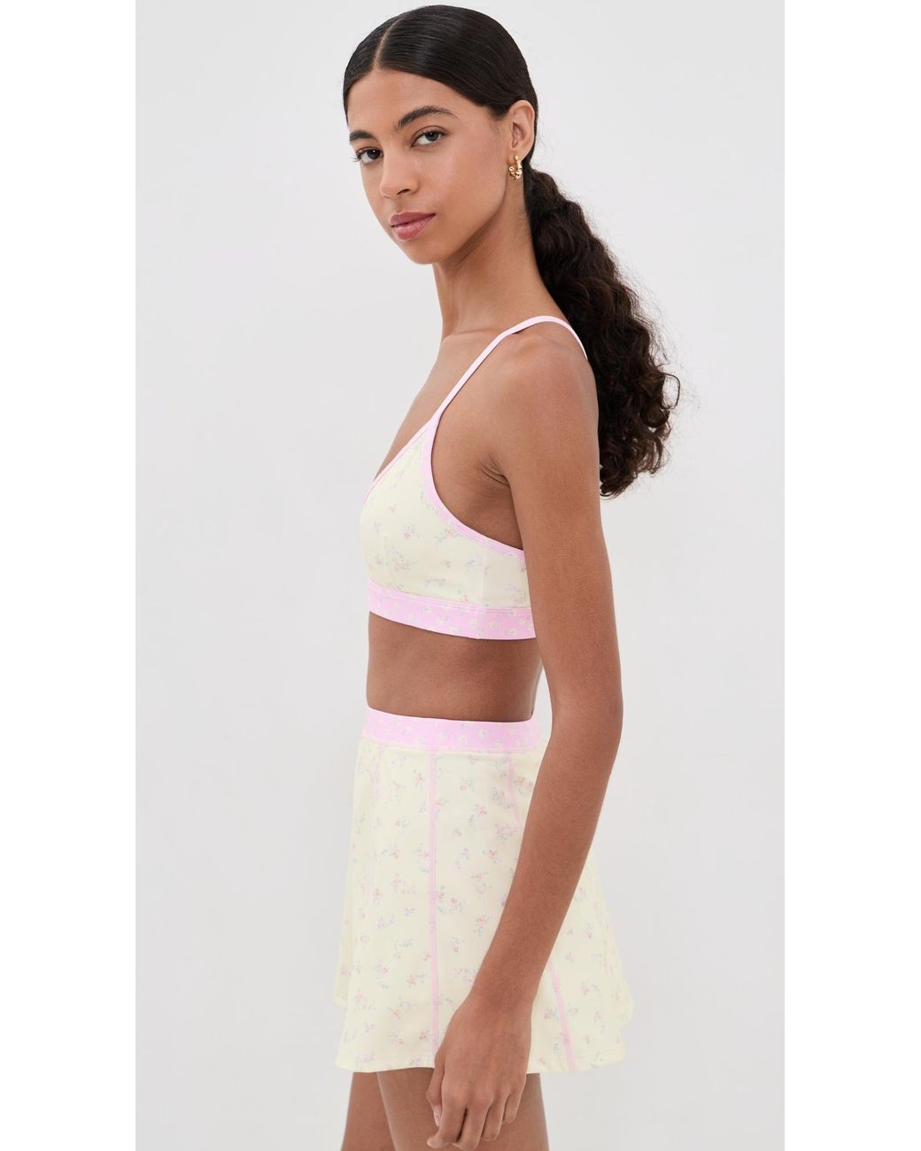 LoveShackFancy Red Jolanda Bra