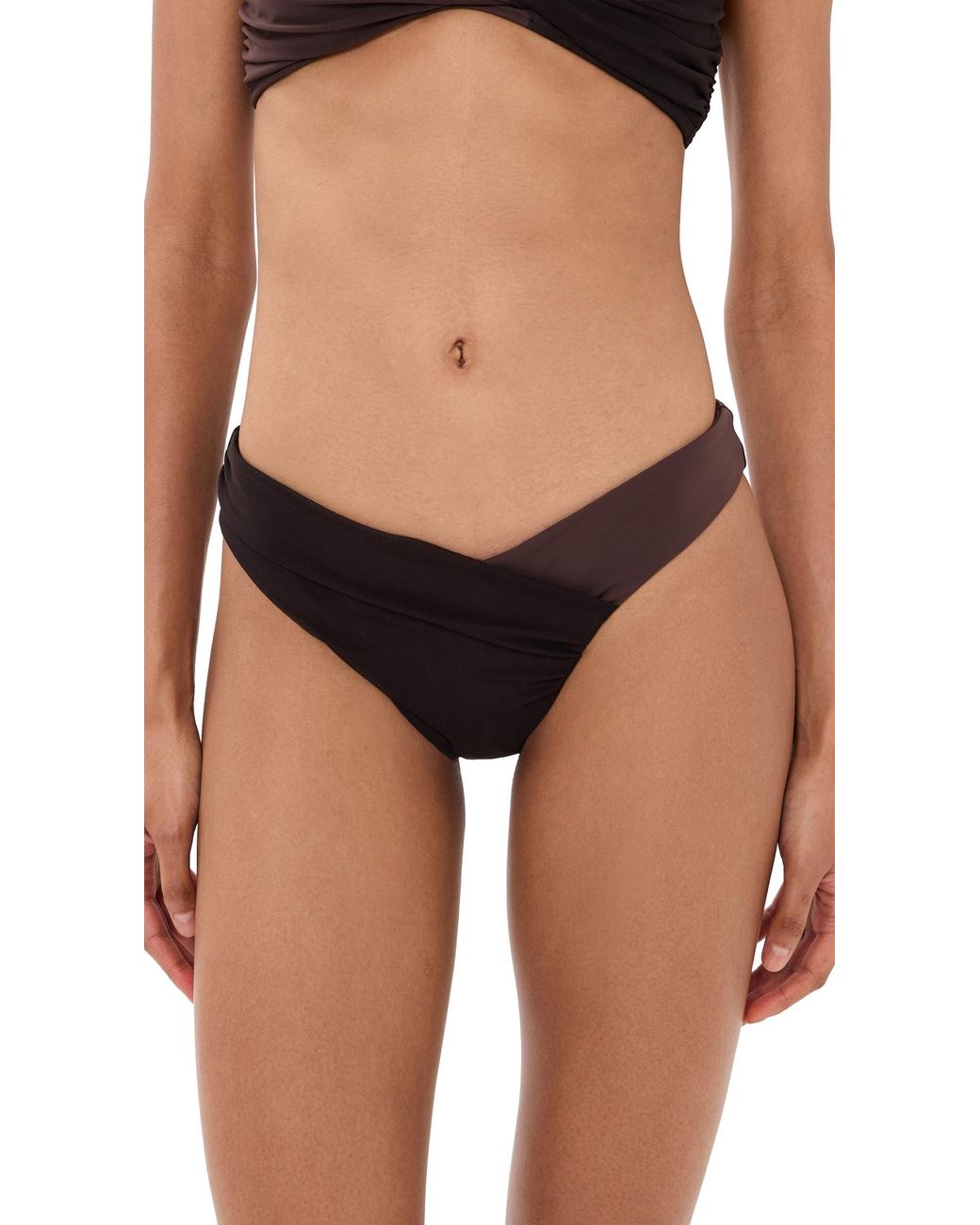 Staud Black Emsley Bikini Bottoms