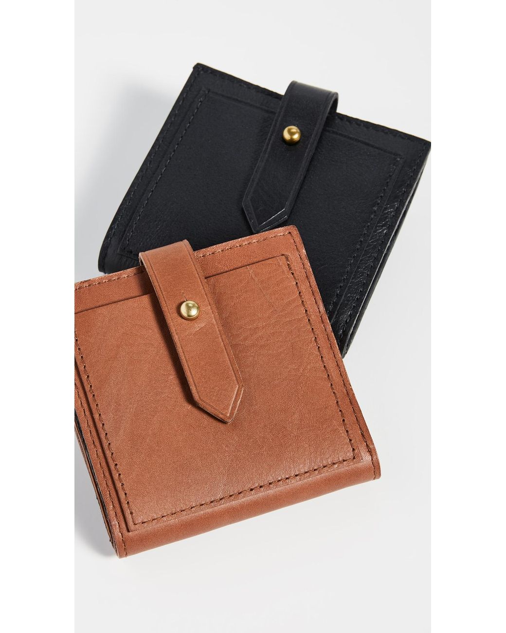 Madewell Bifold Post Wallet in Brown | Lyst Canada