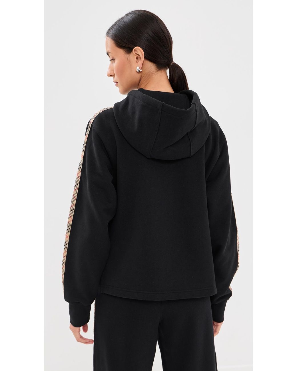 Burberry Black Harper Zip Up Jacket