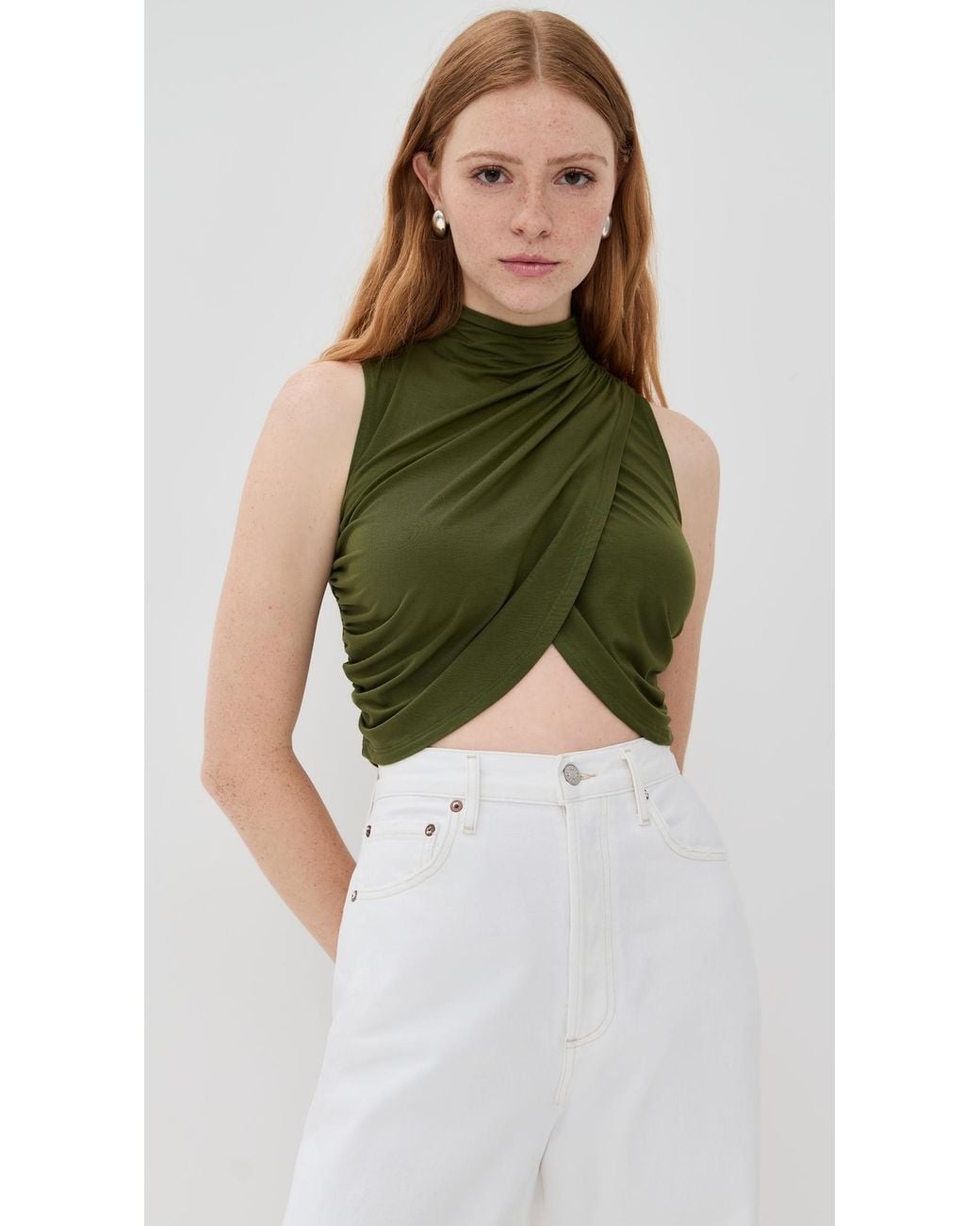 Le Bos Green Mel Top