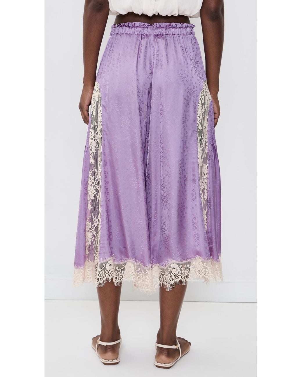 Sea Purple Ethel Solid Pants