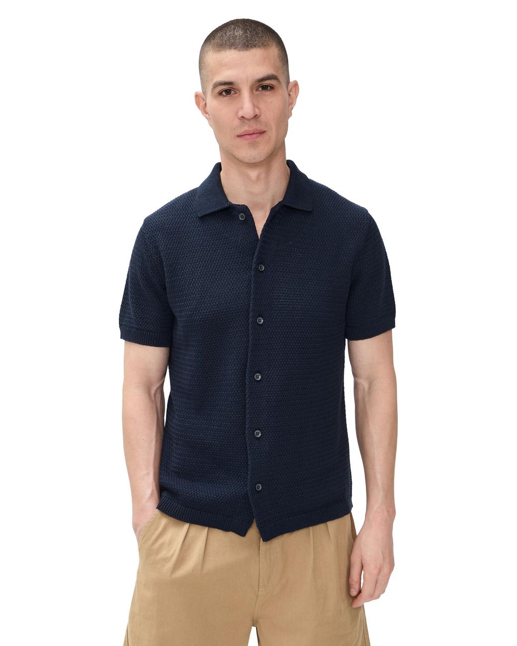 Taylor Stitch Blue The Button Down Polo for men