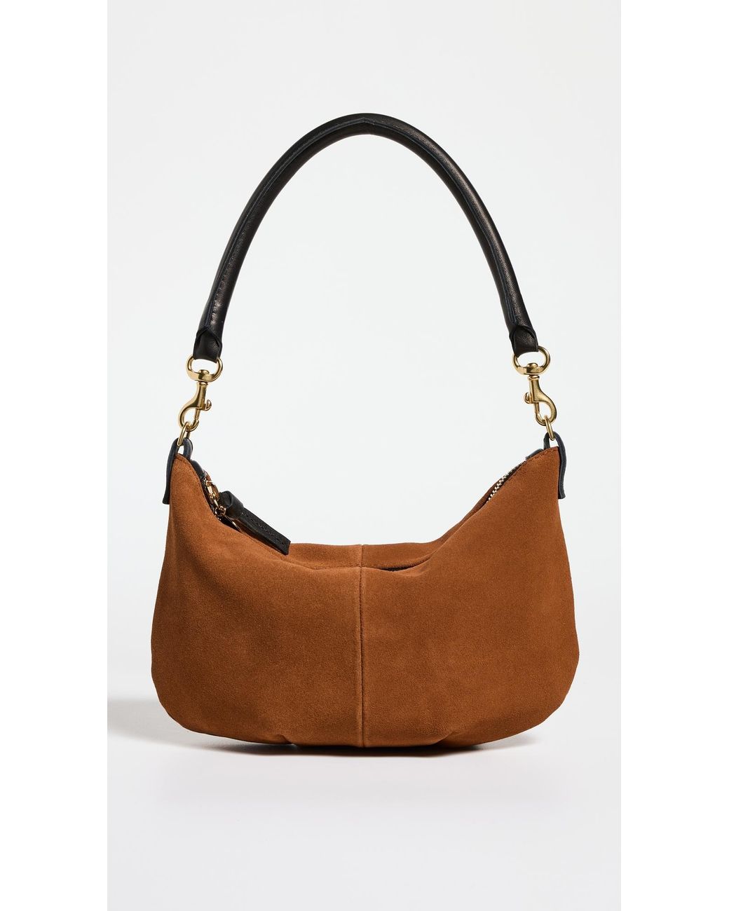 Clare V. Petit Moyen Messenger Bag in Brown