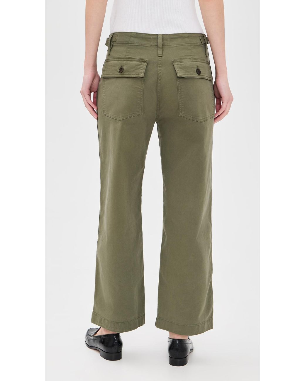 Re/done Green The Trooper Pants