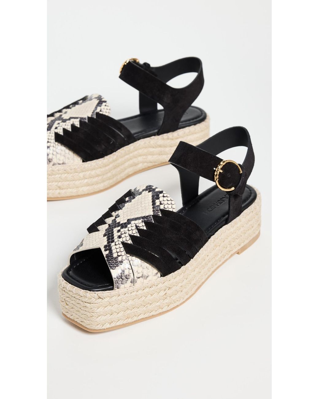 Ulla Johnson Black Elsa Espadrilles