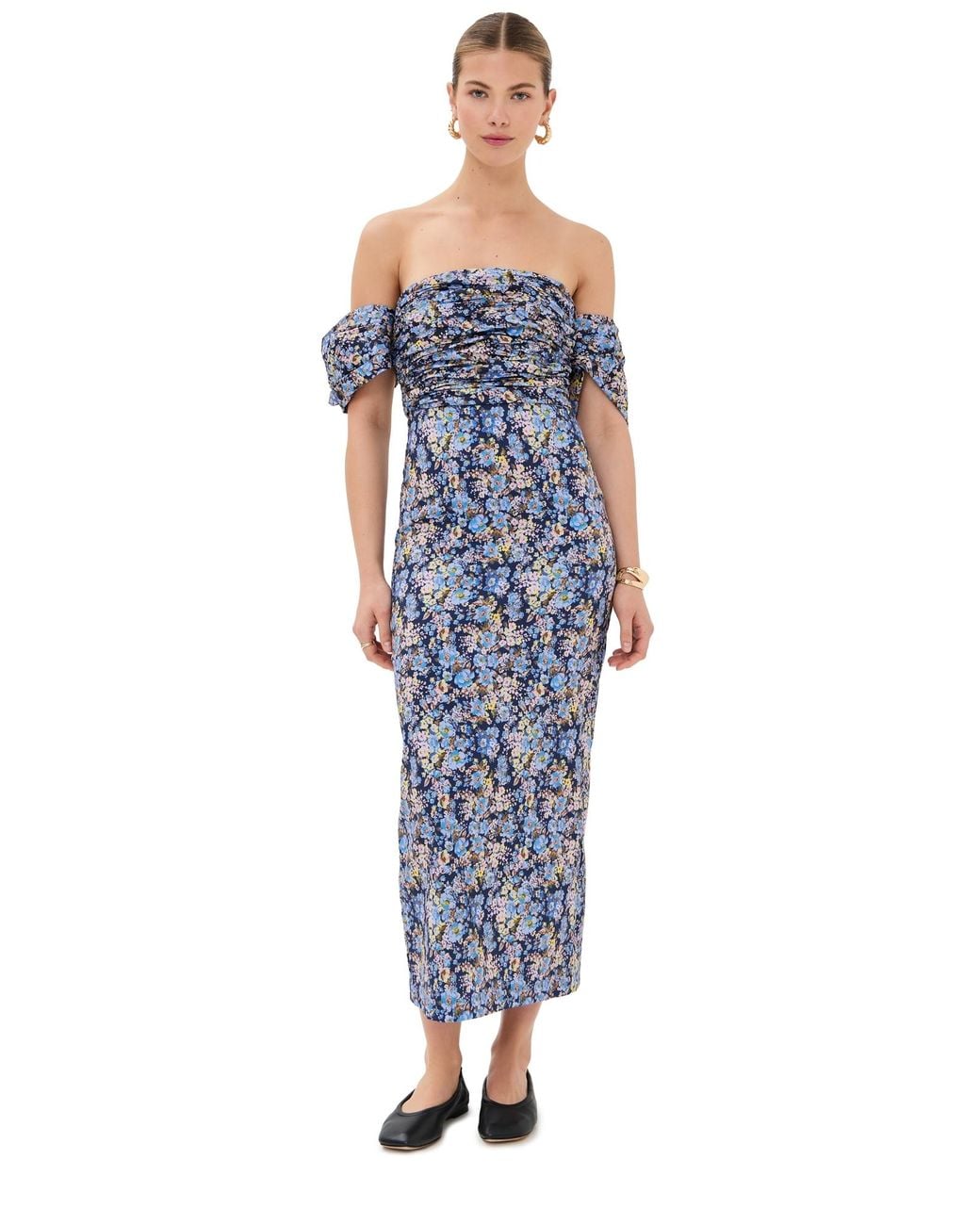 Kika Vargas Adele Dress in Blue | Lyst