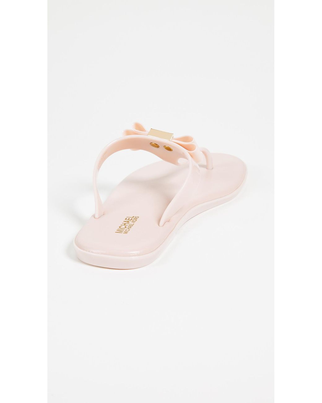 MICHAEL Michael Kors Caroline Jelly Thongs in Pink Lyst