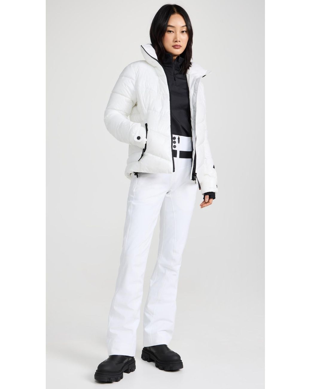 Bogner Fire + Ice Black Margo Top