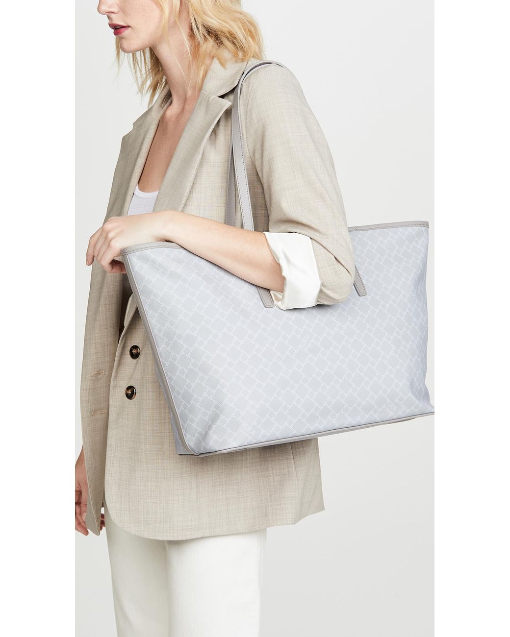 Tumi Canvas Everyday Tote Bag in Grey (Gray) | Lyst