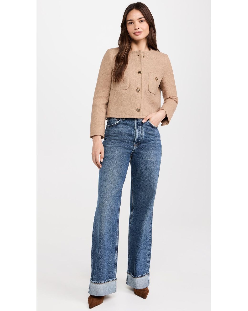 Ba&sh Blue Meredith Jacket