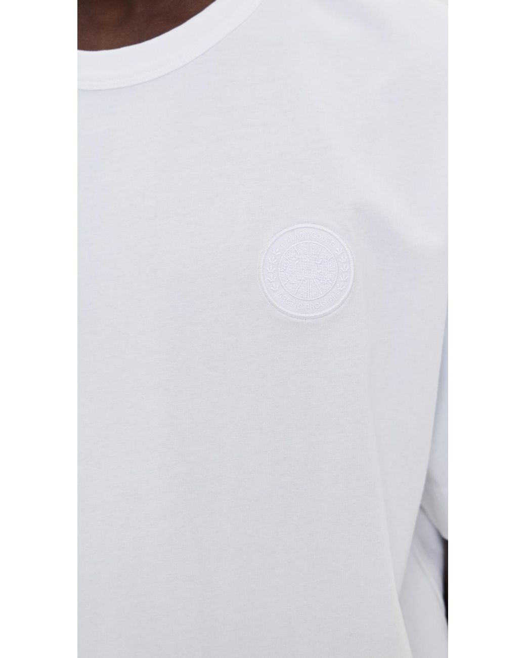 Canada Goose White Gladstone Tee for men
