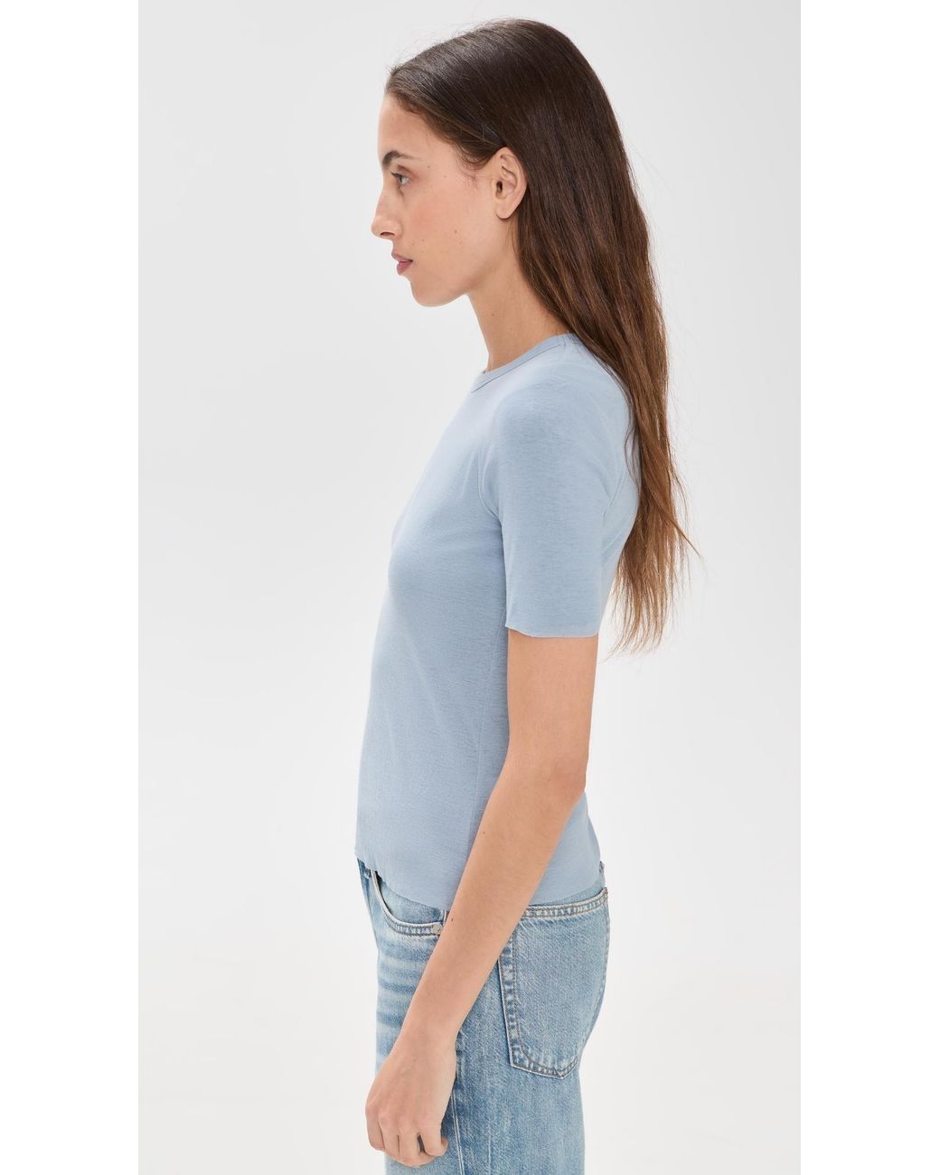 B Sides Blue Double Tee