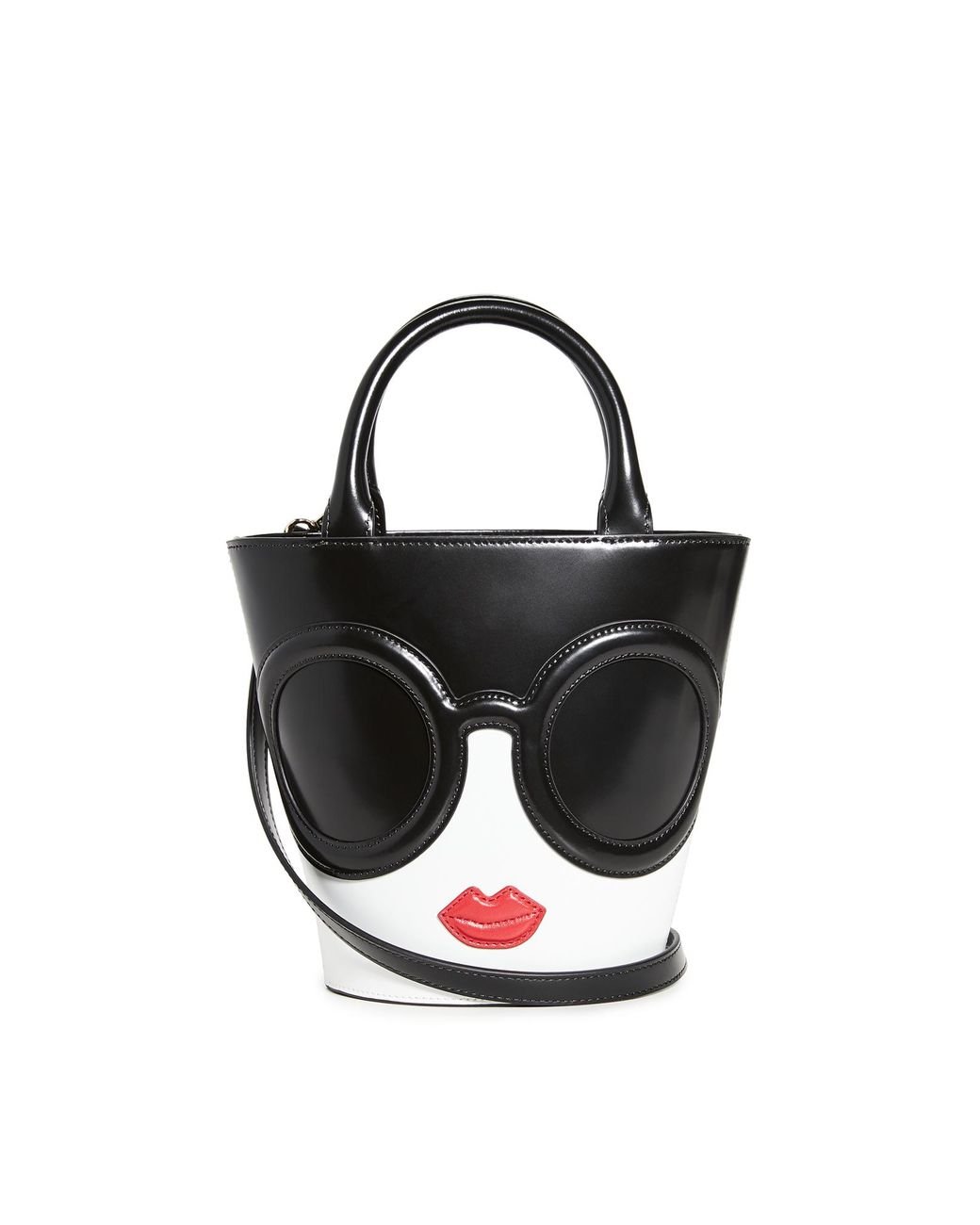 Alice Olivia Spencer Stace Face Bucket Bag in Black Lyst