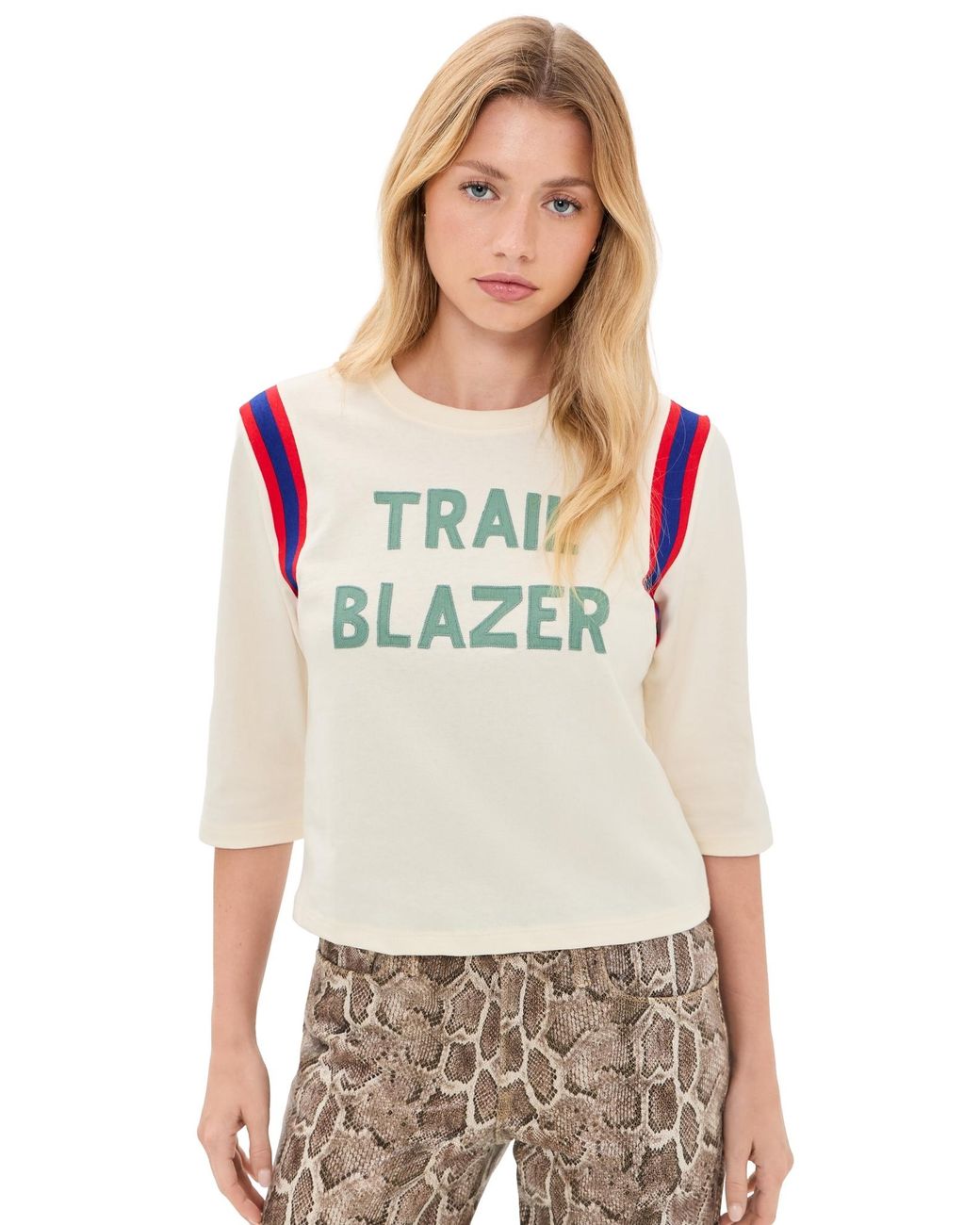 Mother Multicolor The Better Half Insert Tee
