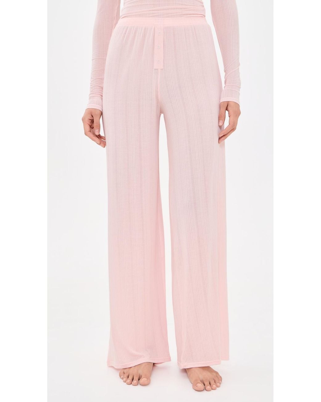 NEGATIVE Pink Whipped Track Pants