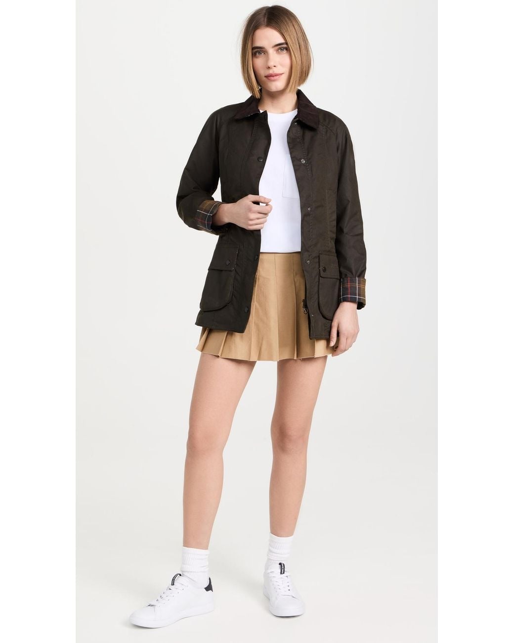 Barbour Black Classic Beadnell Wax Jacket